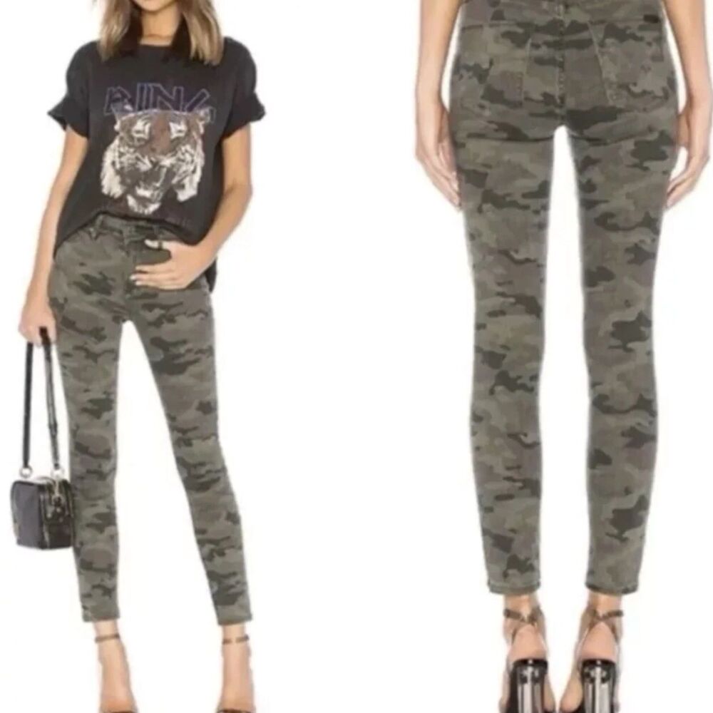 Hudson Barbara Super Skinny Camo Jeans Women's Size 31 Stretch
